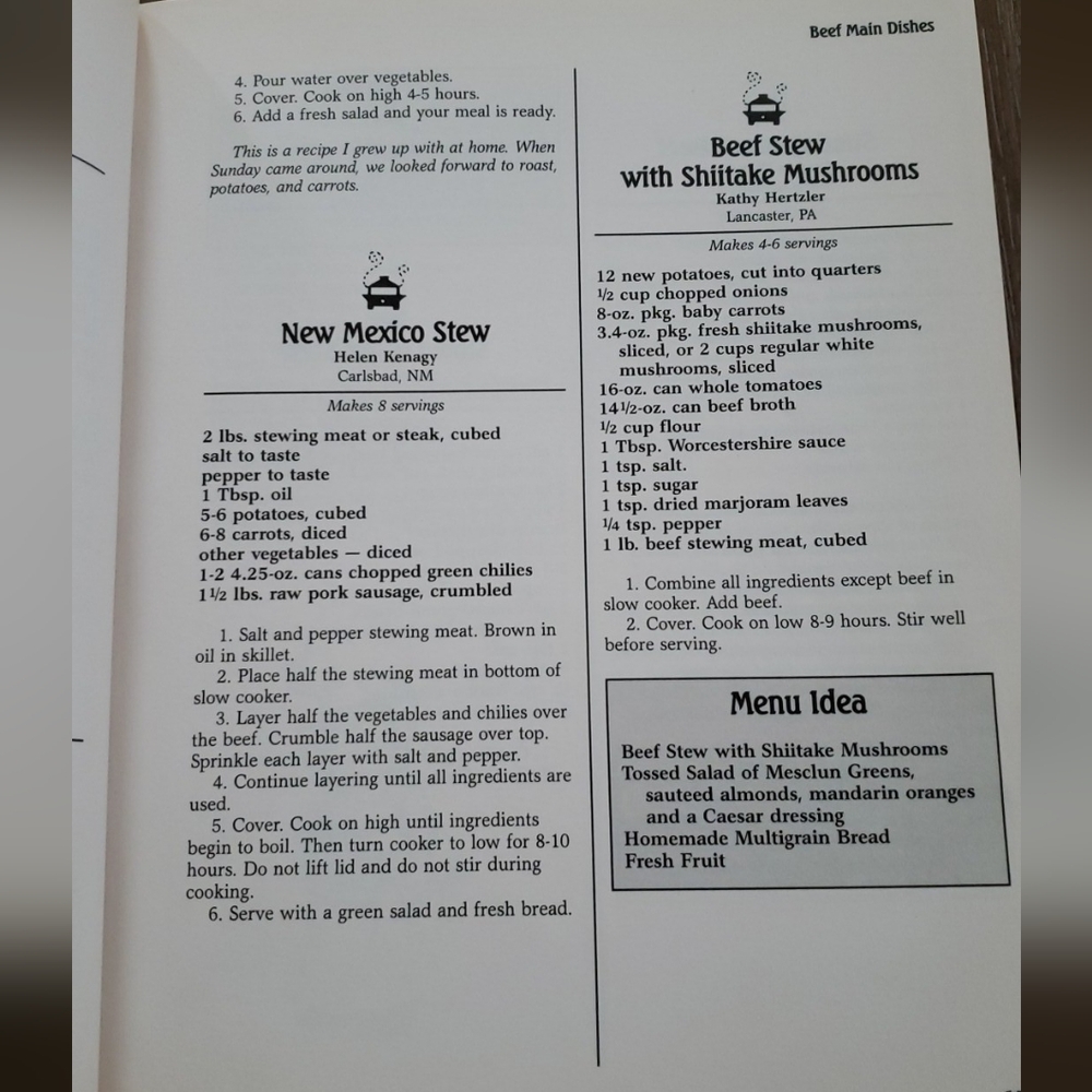 Fix-It and Forget-It Recipes for Entertaining slow cooker cookbook 284 Pages - Picture 4 of 14